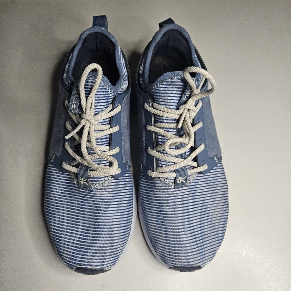 Kuru Womens Shoes 9 Wide Atom Sneakers Blue Athletic Running Walking